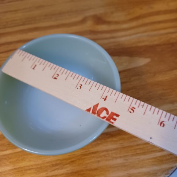 Vintage Anchor Hocking FIRE KING Green Ombre Fade 2-Tone Cereal Bowl - Picture 7 of 8